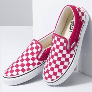 New Vans Classic Checkerboard Slip Ons